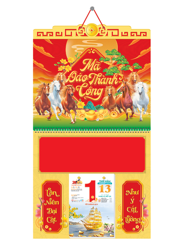 Lịch bìa treo HN 19