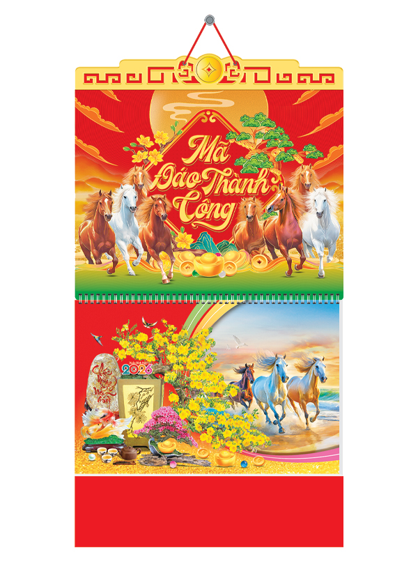 Lịch bìa treo HN 18